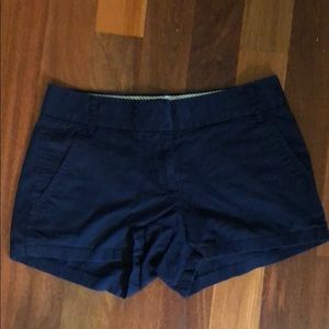 J. Crew Navy Chino Shorts Sz 0